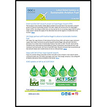 Sustainable Aviation Fuel Updates
